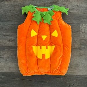 Hallow’s Eve pumpkin Halloween jack-o’-lantern costume 3T Toddler
